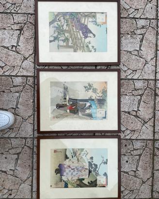 Quadri illustrazioni giapponesi