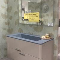 MOBILE BAGNO 100 CM - LAVABO GRIGIO OPACO