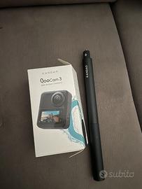 Kandao Qoocam 3 videocamera 360 con selfie stick