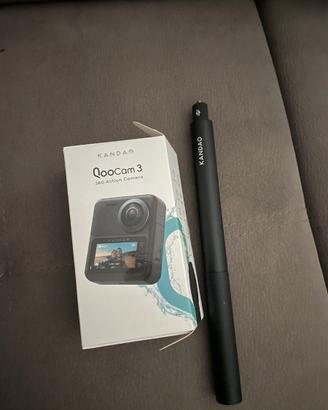 Kandao Qoocam 3 videocamera 360 con selfie stick