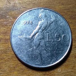 Moneta Vulcano 50 lire 978