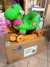 🦖 Dinosauro a dondolo e traino 2 in 1 🦖