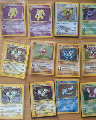 Lotto carte onepiece e pokemon vintage box op01