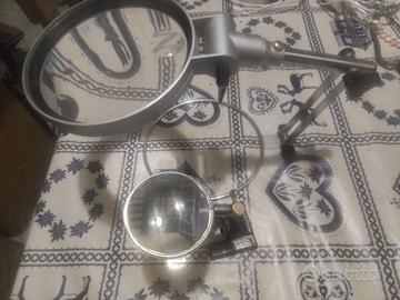 LENTE D'INGRANDIMENTO DA TAVOLO GRANDE E PICCOLA