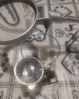 LENTE D'INGRANDIMENTO DA TAVOLO GRANDE E PICCOLA