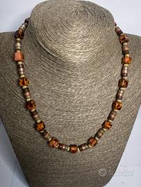 Collana Pietre Dure Vintage anni 70 -alta qualità