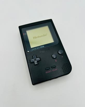 Nintendo Game Boy Pocket Nero Console Testata