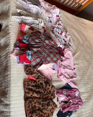 Abbigliamento bimba 3/6 e 6/9 mesi