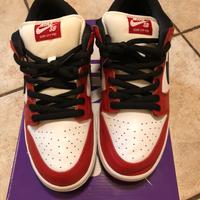 Nike SB Dunk Low Pro Varsity Red Black-White