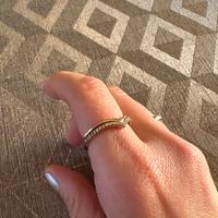 Set anelli Pandora in oro rosa originali usati