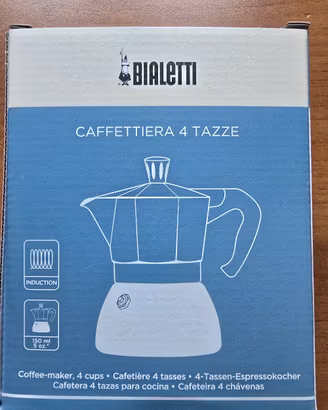 Moka Bialetti 4 Tazze Nuova 