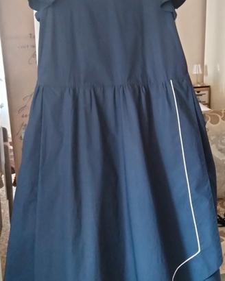 Vestito lungo blu , Cottone, tg 42/44