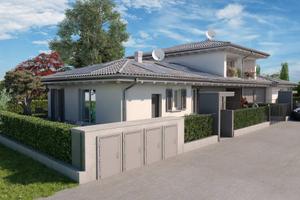Villa di 146 m² con 4 locali e box auto a Romano d