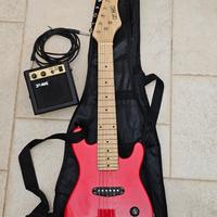 Chitarra elettrica per bambini con amplificatore