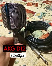 MICROFONO AKG D12 Vintage