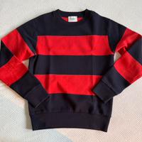 Maglione Dondup righe nere e rosse