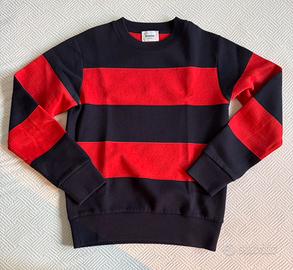 Maglione Dondup righe nere e rosse