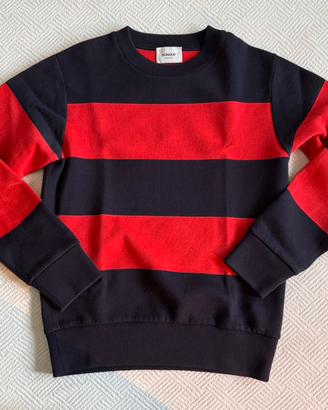 Maglione Dondup righe nere e rosse