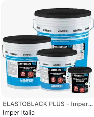Guaina liquida bituminosa ELASTOBLACK PLUS IMPER