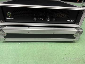 Finale di potenza Crown XLS402+flight case