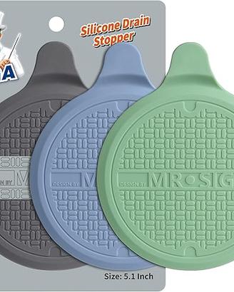 Tappi di scarico in silicone per doccia, vasca,ecc