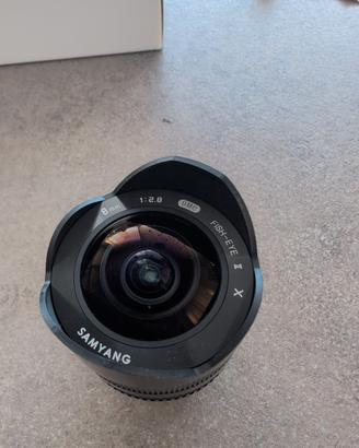 Samyang fisheye 8 mm 2.8 II x-mount fuji