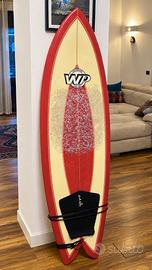 Tavola surf 6 fish + 2 sacche, leash, calzino, pad