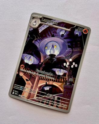 Carta Pokemon Lampent Fuoco Bianco 102/086