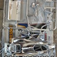 Mini 4WD MANTA RAY JR MK.1 SILVER PLATED BODY PART