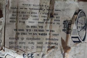 vespa 125/150 e GS gruppo ottico 