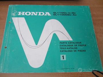 Honda GL1100 manuale parti ricambio