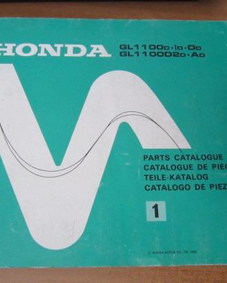 Honda GL1100 manuale parti ricambio