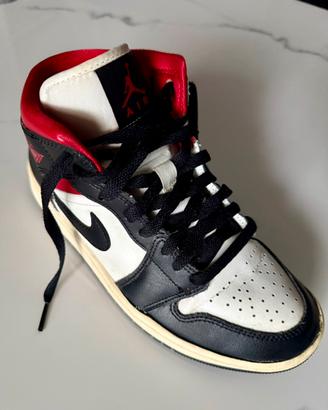 Nike Air Jordan Mid Red Panda taglia 38,5