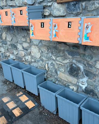 Porta sci di sicurezza ad incasso