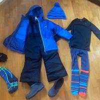 Kit completo neve sci bambino 4-5 anni