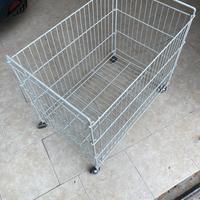 Carrello grigliato pieghevole