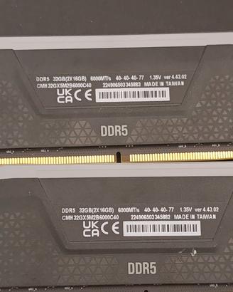 RAM Corsair vegeance ddr5 2*16 32 gb