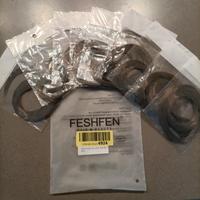 9 extensiones per capelli Feshfen castani