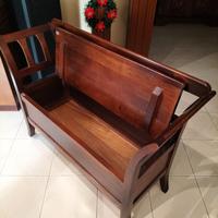 Cassapanca in legno arte povera