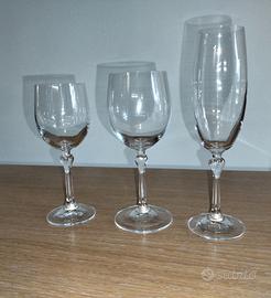 BICCHIERI CALICI FLUTE,VINO E ACQUA