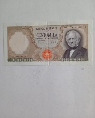 Banconota 100.000 lire Manzoni 