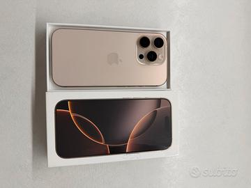 Iphone 16pro 256gb sabbia