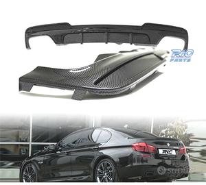 DIFFUSORE BMW F10 F11 LOOK M PERFORMANCE CARBONIO 