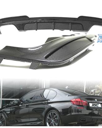 DIFFUSORE BMW F10 F11 LOOK M PERFORMANCE CARBONIO 