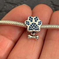 Charm Zampina con Osso pendente