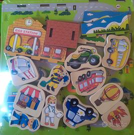 Puzzle a incastro traffico