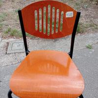 sgabelli legno/ferro