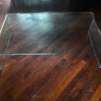 Tavolino in cristallo vintage Fiam