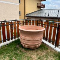 Vaso in resina diametro 100 cm alto 80 cm