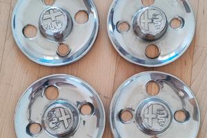 Set 4 Coprimozzi Alfa Romeo Epoca Cromati Original